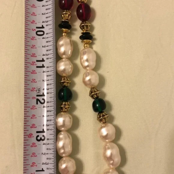 AVON KENNETH JAY LANE RENAISSANCE NECKLACE VINTAGE 1989 - Picture 7 of 13